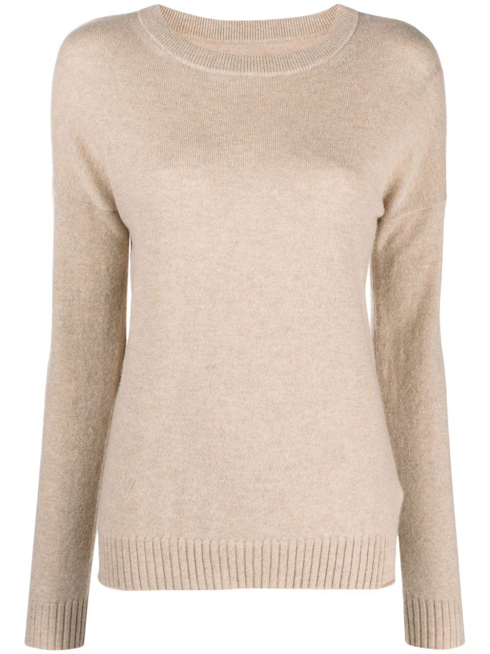 Zadig&Voltaire Kaschmirpullover mit Rundhalsausschnitt - Nude von Zadig&Voltaire