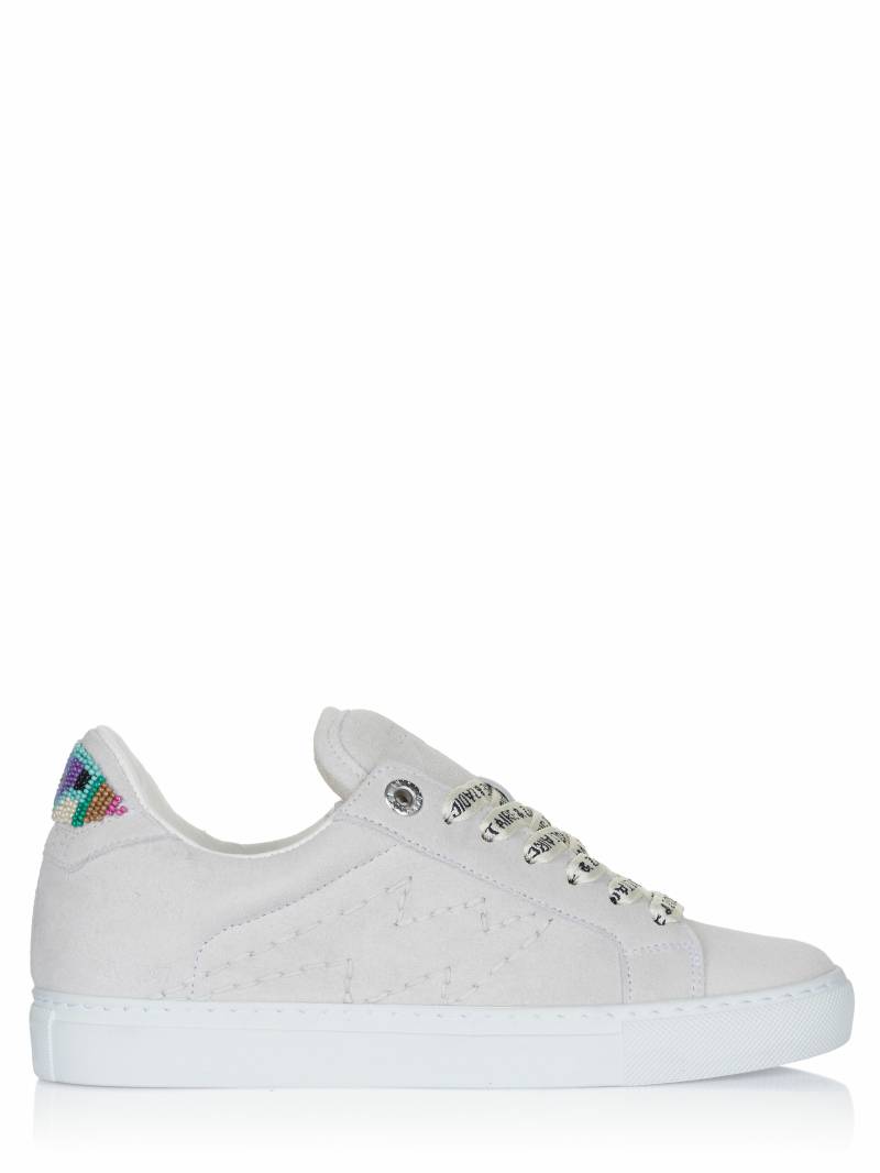 Zadig & Voltaire LA FLASH FOLK BEADS Sneaker weiß 39 von Zadig&Voltaire