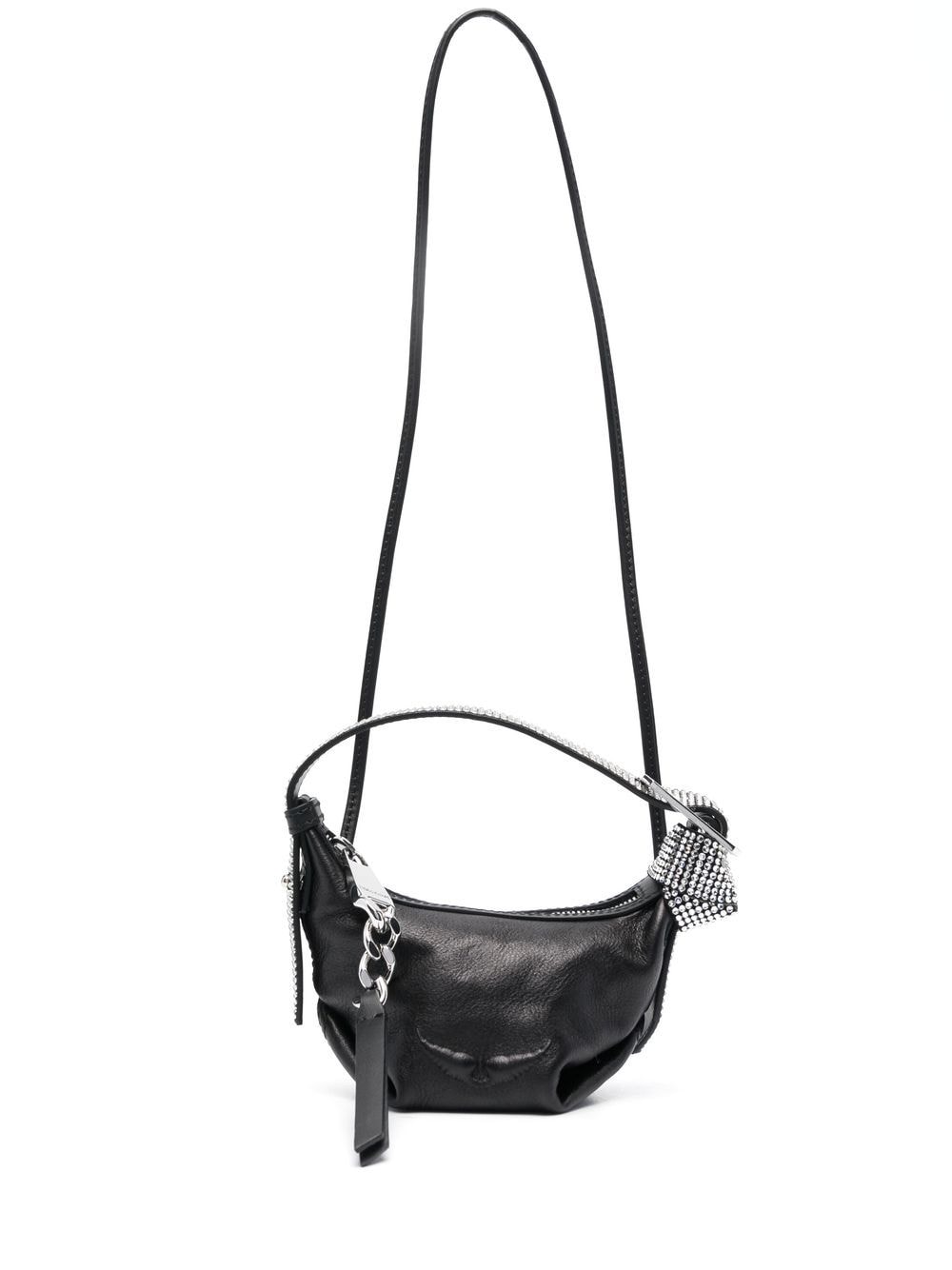 Zadig&Voltaire Le Cecilia Mini-Tasche mit Kristallen - Schwarz von Zadig&Voltaire