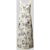 Zadig & Voltaire Midikleid mit Häkelspitze Modell 'RENAID' in Beige, Größe M von Zadig & Voltaire