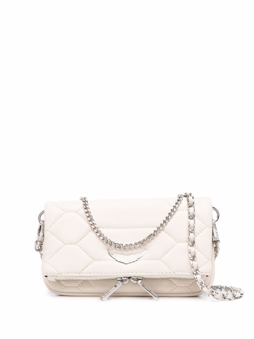 Zadig&Voltaire Rock Nano XL Schultertasche - Nude von Zadig&Voltaire