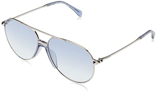 Zadig & Voltaire SZV320 Brille, Total Shiny Palladium, 59 Unisex Erwachsene, Total Shiny Palladium von Zadig & Voltaire