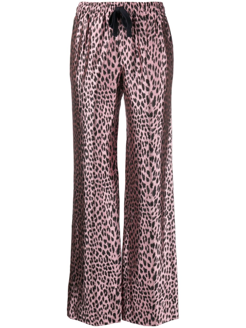 Zadig&Voltaire Satinhose mit Leoparden-Print - Rosa von Zadig&Voltaire