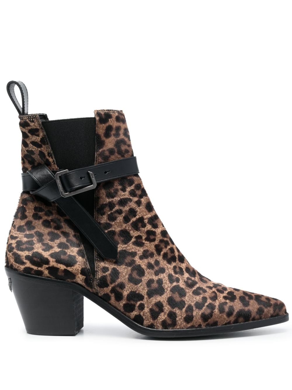 Zadig&Voltaire Stiefel mit Leoparden-Print 60mm - Braun von Zadig&Voltaire