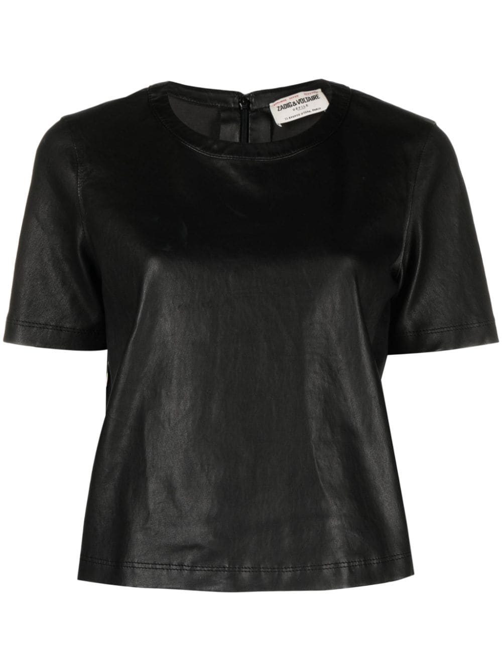 Zadig&Voltaire Tas T-Shirt aus Leder - Schwarz von Zadig&Voltaire