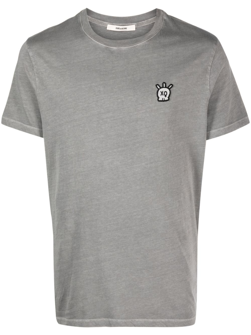 Zadig&Voltaire Tommy Skull T-Shirt - Grau von Zadig&Voltaire