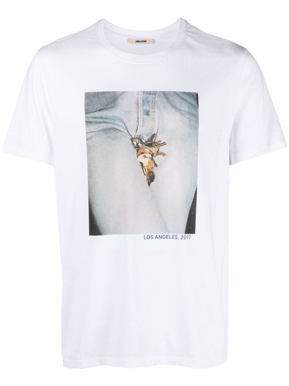 Zadig&Voltaire Tommy T-Shirt mit Foto-Print - Weiß von Zadig&Voltaire