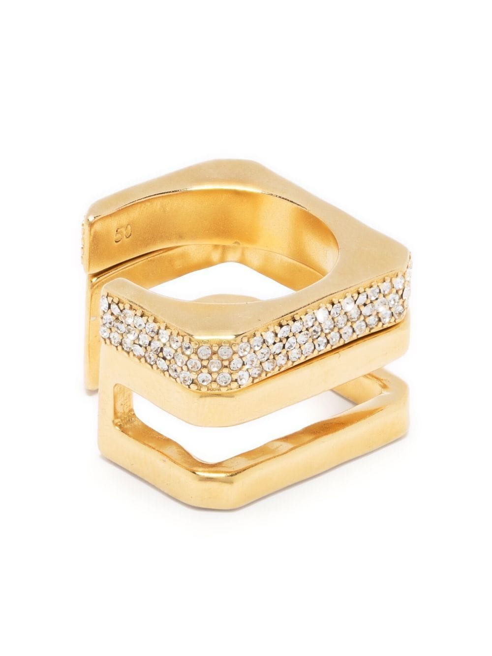 Zadig&Voltaire Cecilia Ring mit Kristallen - Gold von Zadig&Voltaire