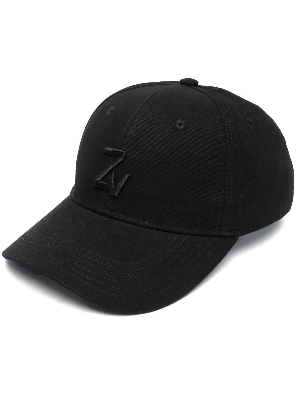 Zadig&Voltaire Baseballkappe mit Logo-Stickerei - Schwarz von Zadig&Voltaire