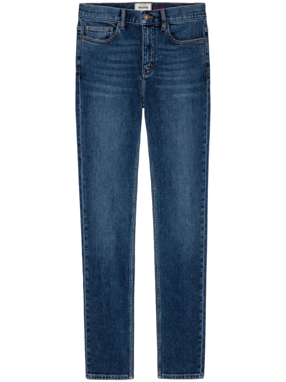 Zadig&Voltaire Halbhohe Slim-Fit-Jeans - Blau von Zadig&Voltaire