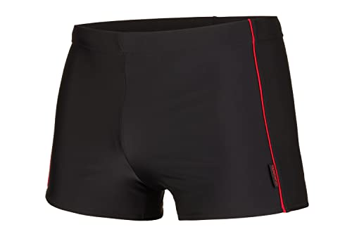 Herren Badehose, 2301 - Schwarz/Rot-01, Gr. L von Zagano Adam Lipski