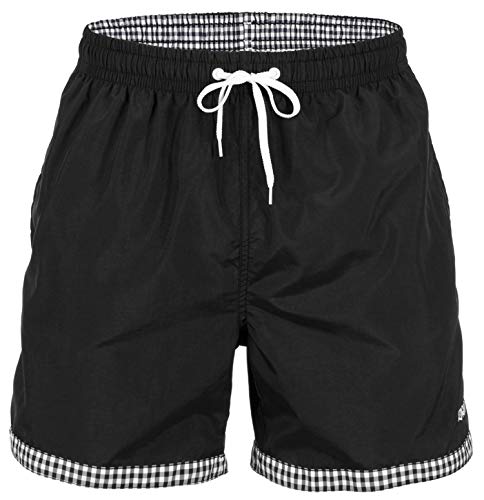 Zagano Adam Lipski Badehose Herren Schwimmhose Herren Badeshorts Herren Badeshorts Herren schwarz, 5113 Schwarze Badehose Herren lang Black schwarz, Gr. XL von Zagano Adam Lipski