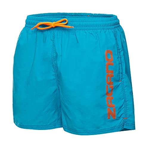 Zagano Adam Lipski Badehose Herren 5115 - Badehosen Männer Schwimmhose - Badeshorts - Bad Strand Boxer Shorts for Men - Kurze Hosen - Trainingshose Beachshorts Peacock blau Gr. 3XL von Zagano Adam Lipski
