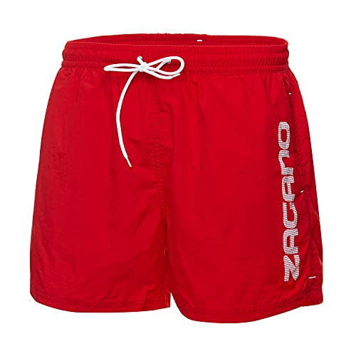 Zagano Adam Lipski Badehose Herren 5115 - Badehosen Männer Schwimmhose - Badeshorts - Bad Strand Boxer Shorts for Men - Kurze Hosen - Trainingshose Beachshorts rot Gr. 4XL von Zagano Adam Lipski