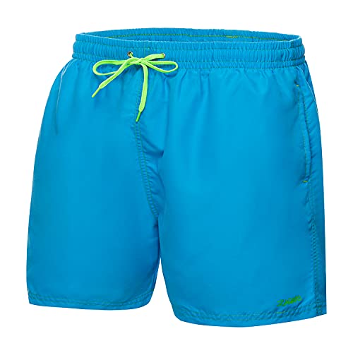 Zagano Adam Lipski Badehose Herren Lang 5108 - Badehosen Männer Schwimmhose - Badeshorts Jungen - Bad Strand Boxer Shorts for Men - Kurze Hosen - Trainingshose Beachshorts havai hell blau Gr. 3XL von Zagano Adam Lipski