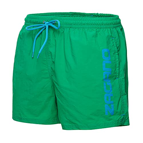 Zagano Adam Lipski Badehose Herren 5115 - Badehosen Männer Schwimmhose - Badeshorts - Bad Strand Boxer Shorts for Men - Kurze Hosen - Trainingshose Beachshorts Limegreen hellgrün Gr. M von Zagano Adam Lipski