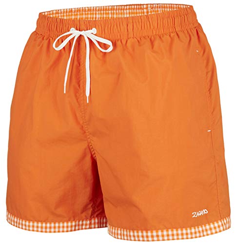 Zagano Adam Lipski Badehose Herren Schwimmhose Herren Badeshorts Badeshort Herren, 5113 Badehose Herren lang orange, Gr. L von Zagano Adam Lipski