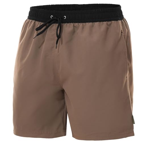 Zagano Adam Lipski Badehose Herren Schwimmhose Herren Badeshorts Badeshort Herren Badehose Herren lang Khaki, 5014 Gr. M von Zagano Adam Lipski