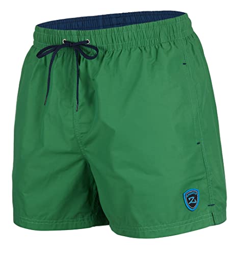 Zagano Adam Lipski Badehose Herren Schwimmhose Herren Badeshorts Badeshort Herren Badehose Herren lang dunkel grün Lime Green, 5106 Gr.3XL von Zagano Adam Lipski