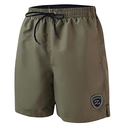 Zagano Adam Lipski Badehose Herren Schwimmhose Herren Badeshorts Badeshort Herren Badehose Herren lang grün Green Olive, 5106 Gr. 3XL von Zagano Adam Lipski