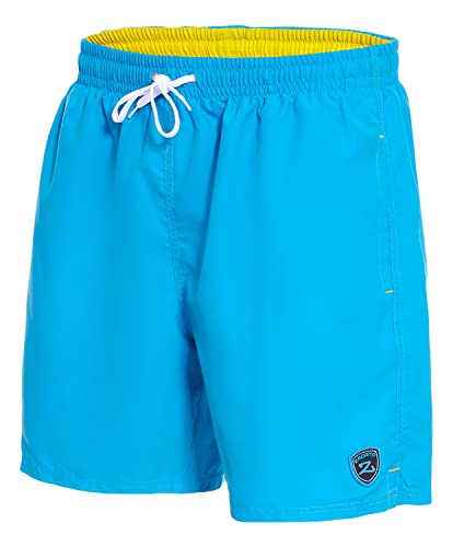 Zagano Adam Lipski Badehose Herren Schwimmhose Herren Badeshorts Herren Badehose Herren lang, blau türkis Azure, Gr. 3XL von Zagano Adam Lipski