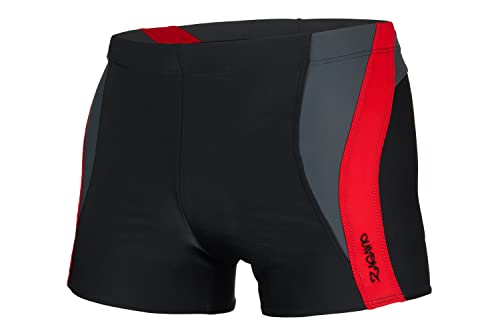 Zagano Adam Lipski Herren Badehose bape Schwimmhose Badehose Herren,2376, 5 schwarz-rot, Gr. L von Zagano Adam Lipski