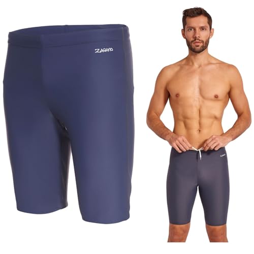 Zagano Adam Lipski Herren Badehose bape Schwimmhose Badehose Herren Badehose Swim Jammers Badehose grau L von Zagano Adam Lipski