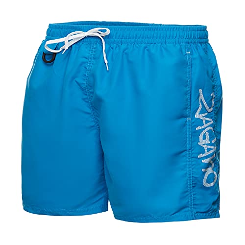 Zagano Adam Lipski Badehose Herren Schwimmhose Herren Badeshorts Herren Badehose Herren lang, blau türkis Azure, Gr. XL von Zagano Adam Lipski