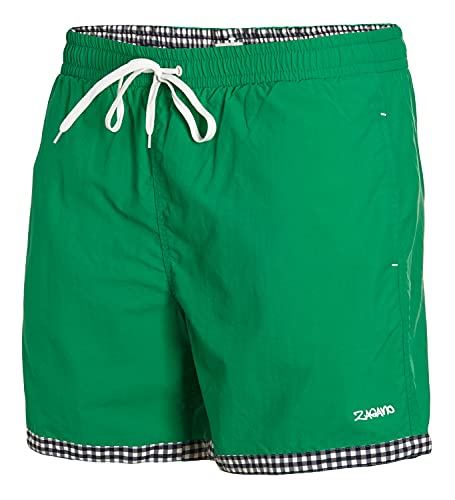 Zagano Adam Lipski Badehose Herren Schwimmhose Herren Badeshorts Badeshort Herren Badehose Herren lang dunkel grün Green, 5113 Gr.5XL von Zagano Adam Lipski