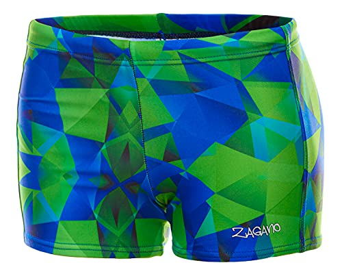 Zagano Adam Lipski Kinder Badehose Badehosen 2821, 02, Blau Grün, Gr. 158 von Zagano Adam Lipski