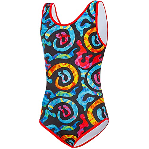 Zagano Badeanzug Mädchen 7003 - badeanzüge für Mädchen -swimsuite for Girls - Bademode für Mädchen, Badeanzug Kinder UV-beständig Schwimmanzug Kinder rot blau orange Gr. 134 von Zagano Adam Lipski