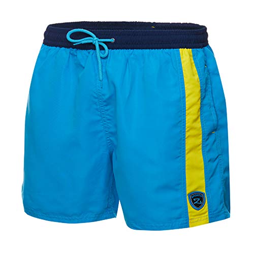 Zagano Adam Lipski Badehose Herren Schwimmhose Herren Badeshorts Herren Badehose Herren lang, blau türkis Azure, Gr. M von Zagano Adam Lipski