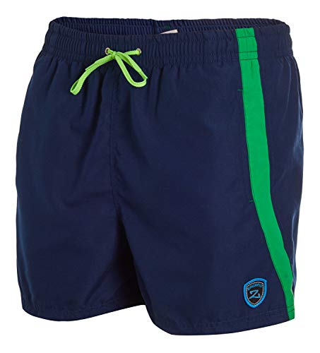 Zagano Adam Lipski Badehose Herren Schwimmhose Herren Badeshorts Herren, Badehose Herren lang blau Blue, Gr. L von Zagano Adam Lipski