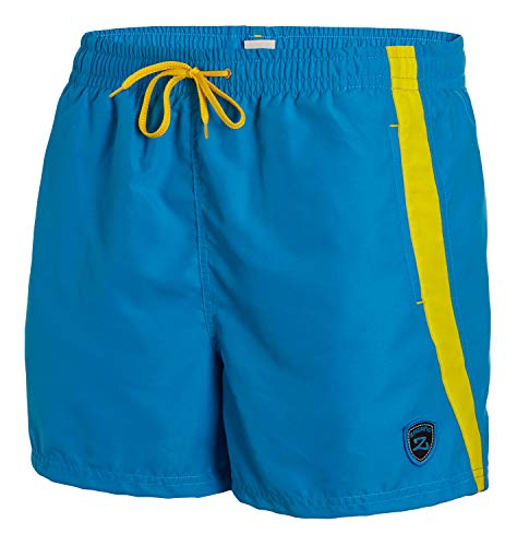 Zagano Adam Lipski Badehose Herren Schwimmhose Herren Badeshorts Herren Badehose Herren lang, blau türkis Azure, Gr. 4XL von Zagano Adam Lipski