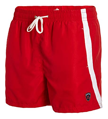 Zagano Adam Lipski Badehose Herren Schwimmhose Herren Badeshorts Herren, Badehose Herren lang rot red, Gr. 6XL von Zagano Adam Lipski