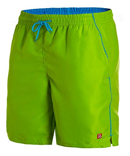 Zagano Adam Lipski Badehose Herren Schwimmhose Herren Badeshorts Badeshort Herren Badehose Herren lang grün Light Green, 5104 Gr.3XL von Zagano Adam Lipski