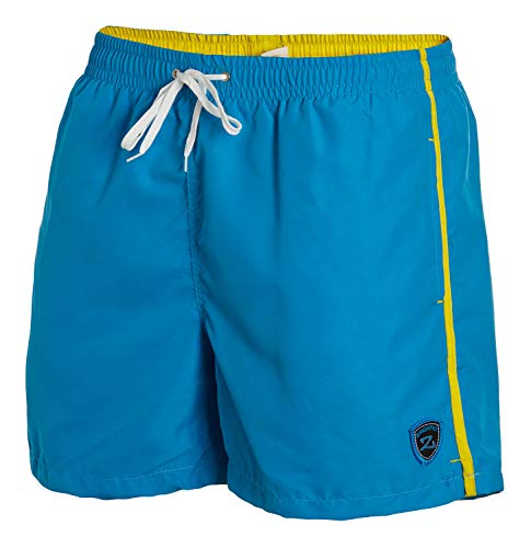 Zagano Adam Lipski Badehose Herren Schwimmhose Herren Badeshorts Herren Badehose Herren lang, blau türkis Azure, Gr. 4XL von Zagano Adam Lipski