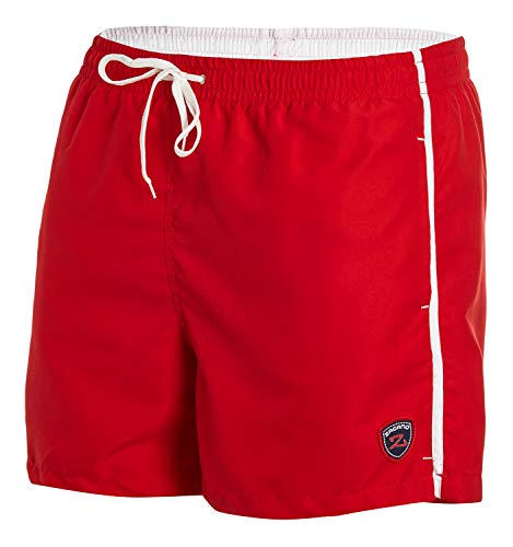 Zagano Adam Lipski Badehose Herren Schwimmhose Herren Badeshorts Herren, 5105 Badehose Herren lang rot red, Gr. S von Zagano Adam Lipski