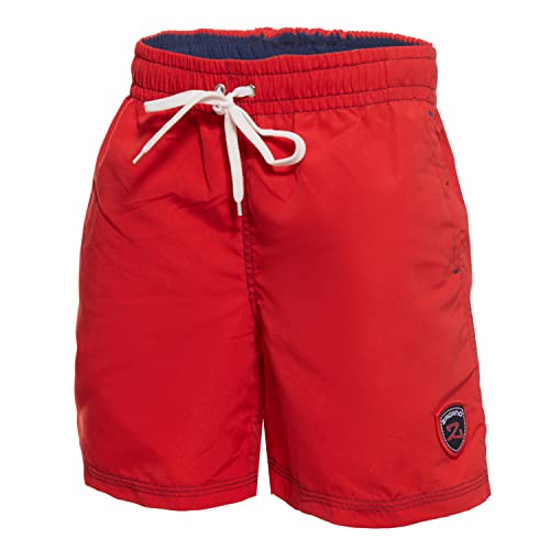 Zagano Badehose Jungen Badeshorts Schwimmhose Sport Hosen Jungen Kinder Bademode rot Gr. 140 von Zagano Adam Lipski