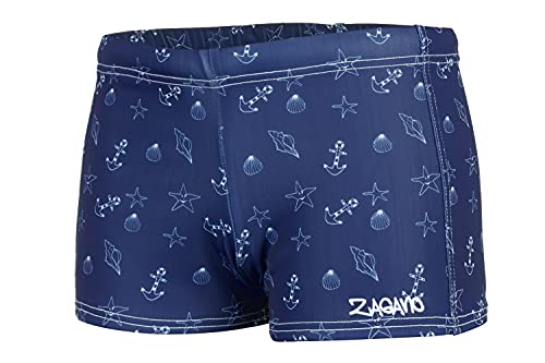 Zagano Kinder Badehose Badehose Jungen, 2821, 11, Muschel dunkel blau, Gr. 122 von Zagano Adam Lipski