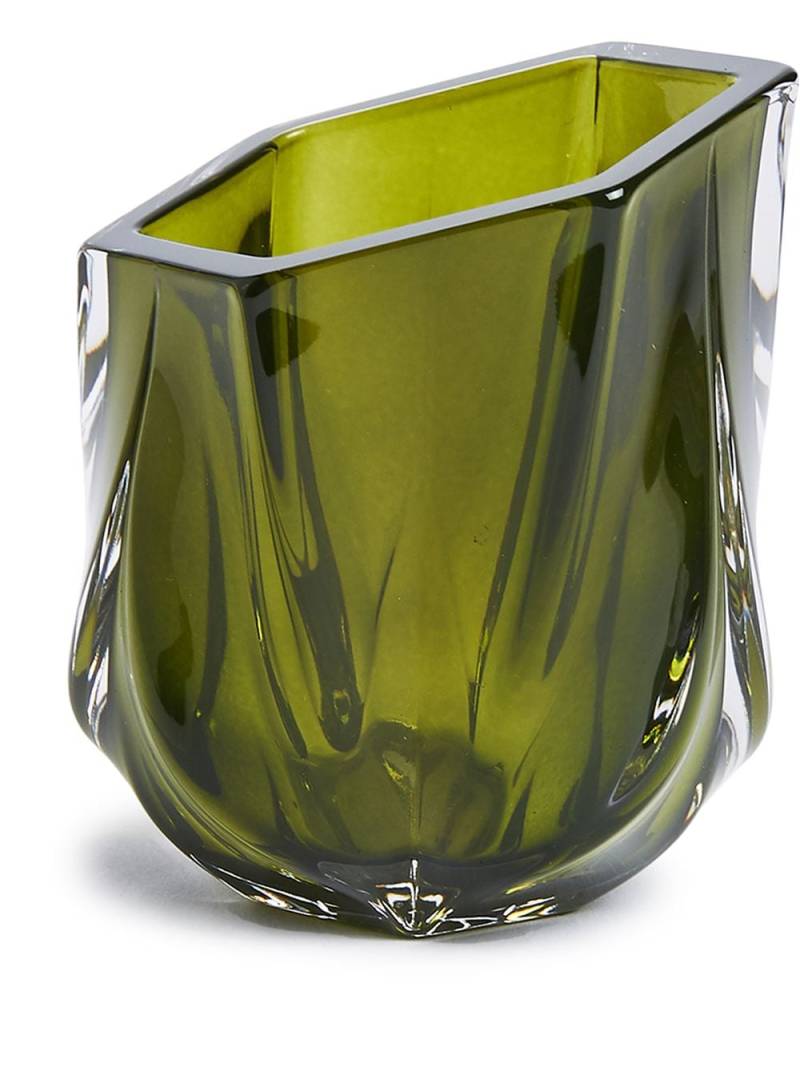 Zaha Hadid Design Shimmer Teelichthalter 10cm - Grün von Zaha Hadid Design