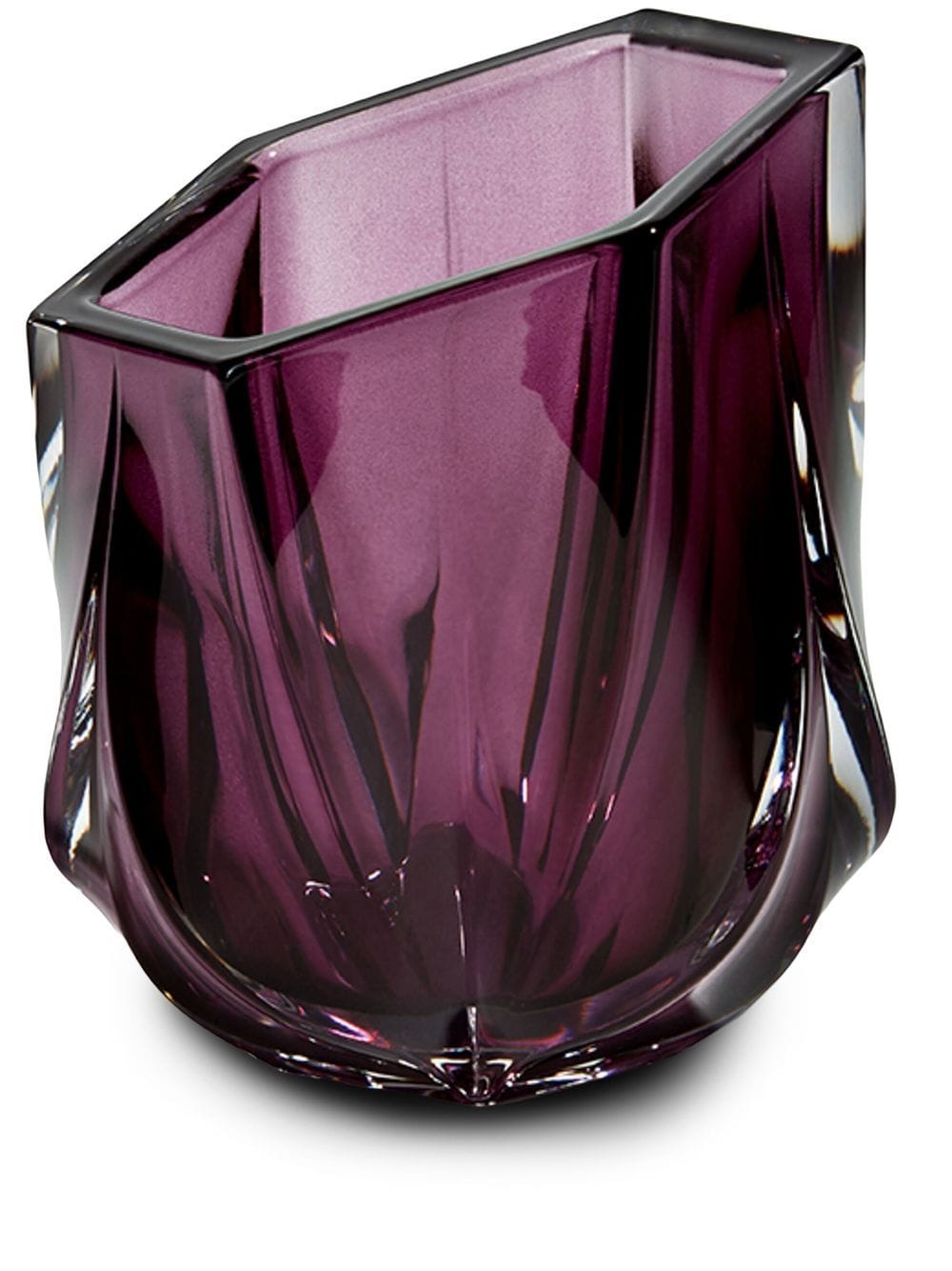 Zaha Hadid Design Shimmer Teelichthalter - Violett von Zaha Hadid Design