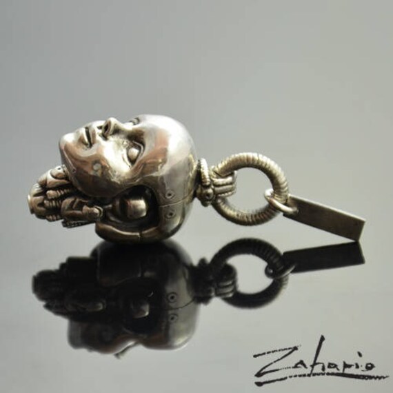 Android Synthia Anhanger Aus Silber von Zahario