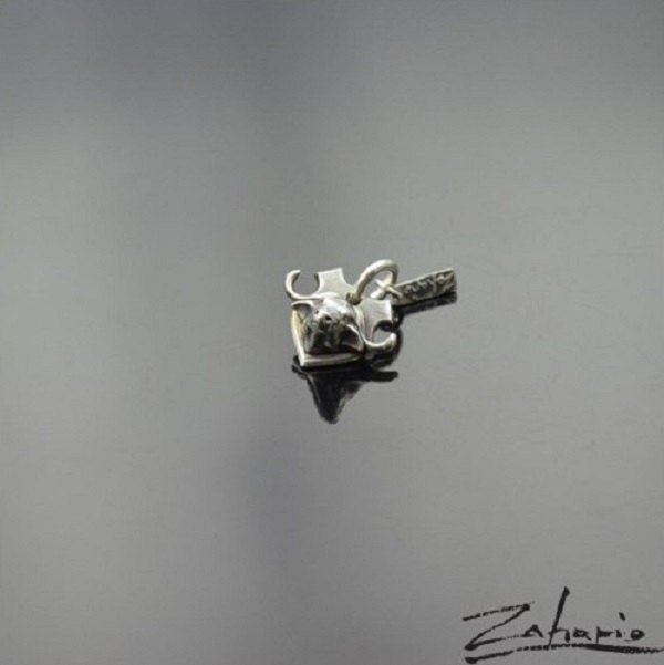 Anhänger Büffel Silberfarben von Zahario