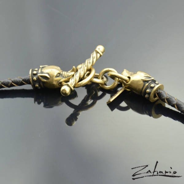 Anhänger Bügel Wölfe Aus Bronze von Zahario