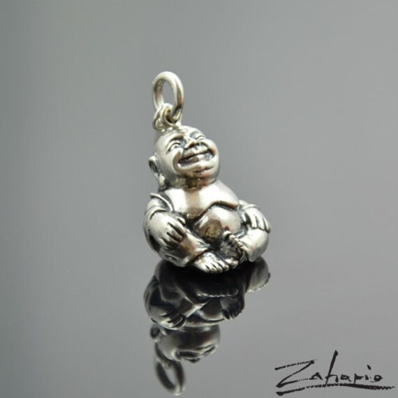 Anhänger Lachender Buddha Silbern von Zahario