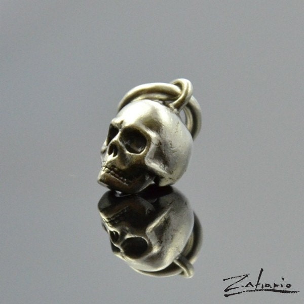 Anhänger Totenkopf Silberfarben von Zahario
