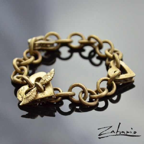 Armband Auf Den Flügeln Der Liebe in Bronze von Zahario