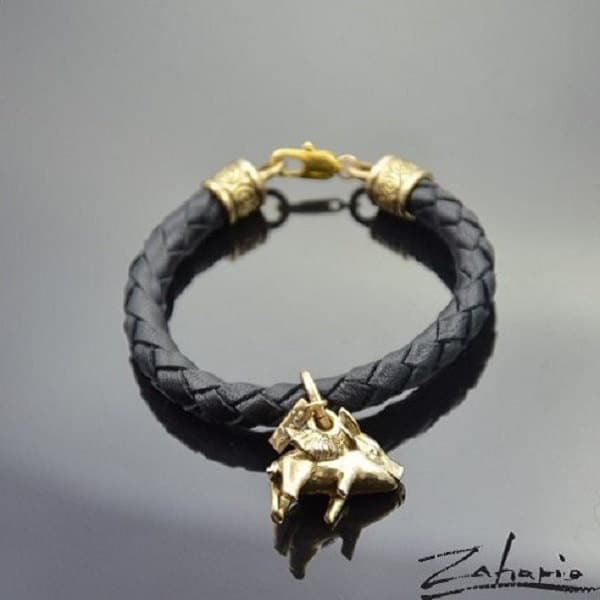 Armband Fliegendes Schweinchen Bronze von Zahario