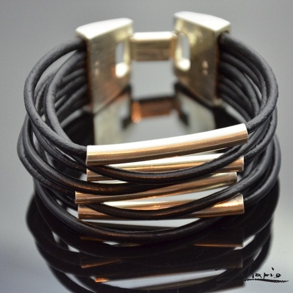 Armband Silber Schwarz von Zahario